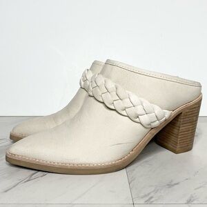 Dolce Vita Serla Ivory Nubuck Mule 8 1/2